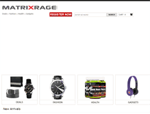 Tablet Screenshot of matrixrage.com